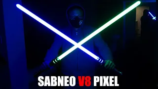 $130 SUPERBRIGHT LIGHTSABER! #Sabneo V8 Pixel