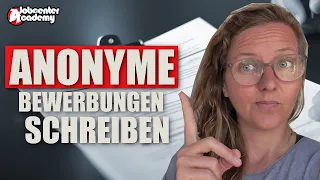 Darf ich Bewerbungen fürs Jobcenter anonymisieren? | Community Frage