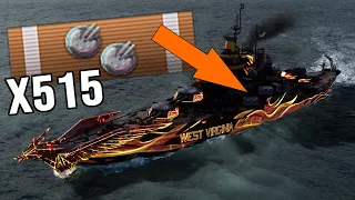 UNKNOWN SECONDARY POWER - West Virginia '44 // World of Warships