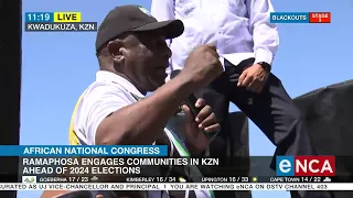 Ramaphosa engages communities in KZN ahead of 2024 elections