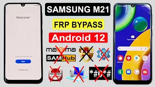 Samsung M21 Frp Bypass Android 12 | Samsung Galaxy M21 Google Lock Bypass | Samsung M21 (M215F) Frp