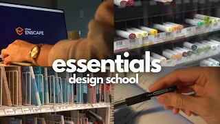 SUPPLIES, SOFTWARE AND EQUIPMENT FOR INTERIOR DESIGN SCHOOL