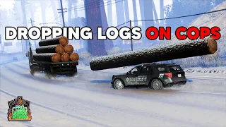 DUMPING LOGS ON COPS CHASING ME! | PGN #173