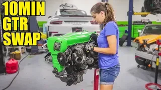 BUILDING MY BEST FRIEND'S CAR IN 10 MINUTES