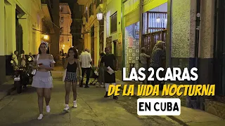 This is the nightlife in Cuba. Havana at night!