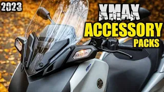 New Yamaha XMAX Accesory Packs 2023 - Sport Pack, Urban Pack, Winter Pack