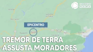 Tremor de terra assusta moradores de São Paulo