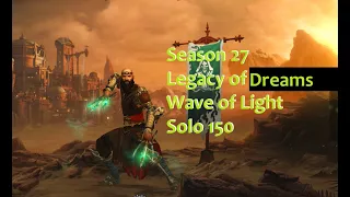 Diablo 3 - Season 27 Solo Monk 150  Wave of Light