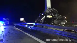 Audi rs6 autoban 300 km/h crash