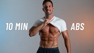 10 MIN INTENSE AB WORKOUT - At Home Sixpack Abs Routine (No Equipment)