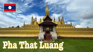 The Golden Temple in Vientiane, Laos - Pha That Luang