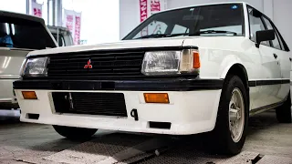 ATL JDM IN JAPAN- 1987 Mitsubishi Lancer 1800 EX GSR Intercooler Turbo (WALK AROUND)