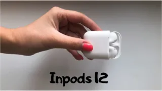 InPods 12 наушники беспроводные бюджетная копия AirPods обзор