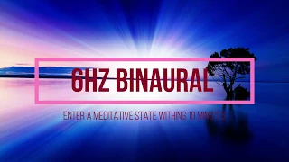 meditate FAST and EASY - 6hz Theta Binaural beat | Enter the deepest meditative states