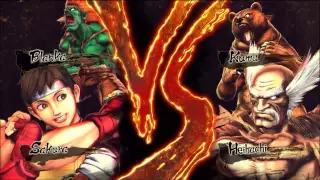 Street Fighter X Tekken Arcade Mode - Sakura & Blanka