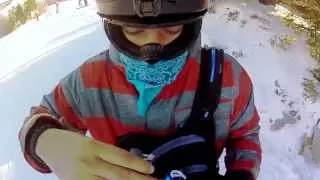 Snowboarding - Anon M2 Lens swap - Camelback