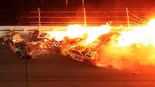 NASCAR в Дайтоне: страшная авария. NASCAR Horror in Daytona