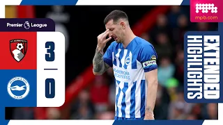 Extended PL Highlights: Bournemouth 3 Brighton 0