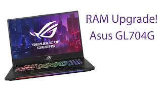 Asus ROG Strix II RAM Upgrade and SSD