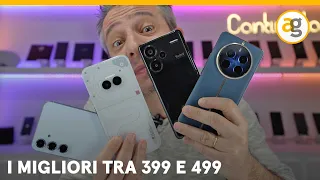 I MIGLIORI SMARTPHONE tra 399 e 499€