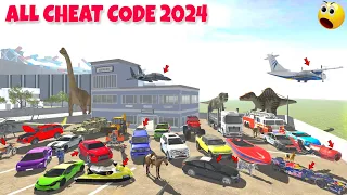 ALL NEW CHEATS CODE OF INDIAN BIKES DRIVING 3D AFTER NEW UPDATE 2024 || INDIAN BIKE CHEAT CODE