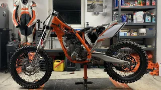 Das Winterprojekt wieder zusammenbauen // Teil 9 // KTM SXF 350 // Schrauber Vlog // EXC