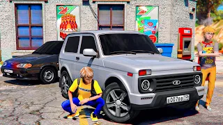 ОПЕРСКАЯ ЕЗДА В GTA 5 - УГНАЛИ ОПЕРСКУЮ NIVA URBAN У ФИЗРУКА! СПРЯТАЛИ НИВУ В ЛЕСУ! 🌊ВОТЕР