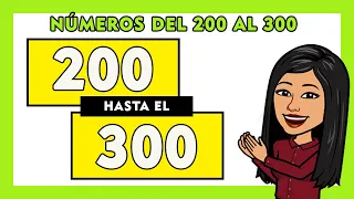 [NUEVO] 😂Números Del 200 al 300 | Counting In Spanish 200 to 300 ✅ | 200-300 SPANISH