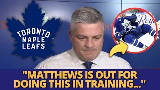URGENT! BIG PROBLEM FOR THE TEAM! LOOK WHAT HAPPENED! MAPLE LEAFS NEWS