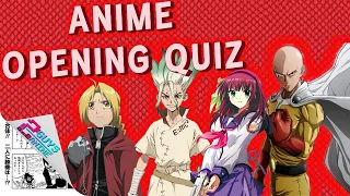 Guessing 100 Anime Openings: Very Easy to Hard!