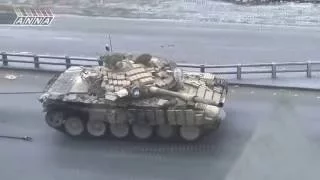 Реальные бои сирийских танкистов с террористами ИГИЛ. Tank battles Syrian army against terrorists.