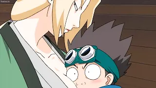 Konohamaru accidentally runs head first into Tsunade's boobs| Naruto Shippoop | Naruto Parody