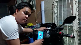 Control your phone Music on your Yamaha Xmax 300 using Y-Connect. How to setup Xmax Map/Audio screen