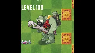 Plants Vs Zombies 2 ALL SPIKES PLANTS LEVEL 100  VS Jurassic Gargantuar (SPIKE ICE ROCK) #Shorts