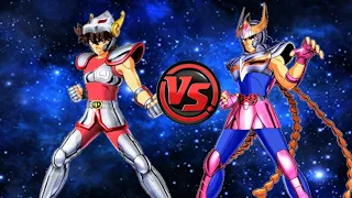 Los Caballeros del Zodiaco: Alma De Soldados Seiya de Pegaso VS Ikki de Fénix