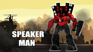 Skibidi toilet, SPEAKER MAN vs TIVI MAN /Nina tank cartoon