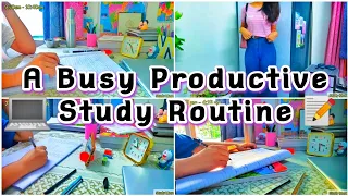 A Busy Productive Study Routine 📚 Study Vlog 💻| Study More