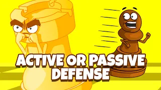 Which Should You Play: Active or Passive Defense?