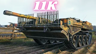 Strv 103B  11K Damage World of Tanks Replays