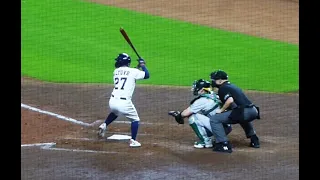 Jose Altuve at bat (home run)...2021 Home Opener...Astros vs. A's...4/8/21