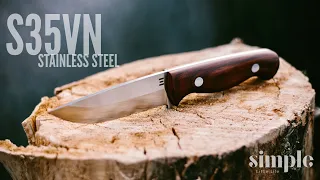 How to Make a Knife - Bushcraft knife in s35vn