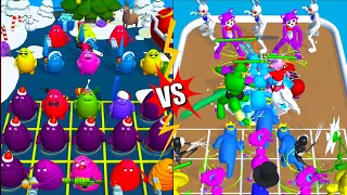 Grimace Run Merge Master Vs  Blue Run And Merge Friends ⭐ Merge Simulator Battles