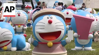 Exhibition of Japanese cartoon character Doraemon welcomed to Hong Kong