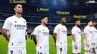 C.Ronaldo, Messi, Neymar, Mbappe going to Real Madrid ??? | Real Madrid vs Bayern Munich | PES 2021