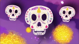 KIDS SONG ABOUT THE DAY OF THE DEAD | Animated Video | "Día de los Muertos" by Nathalia