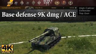 Ho-Ri 3 video in Ultra HD 4K🔝 Endgame Base defense 9K dmg / ACE 🔝 World of Tanks ✔️