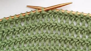 Explanation of summer two needle knitting model with cotton yarn