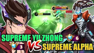 GAMEPLAY YU ZHONG OFFLANE VS SUPREME ALPHA | Build Top Global Yu Zhong - Mobile Legends