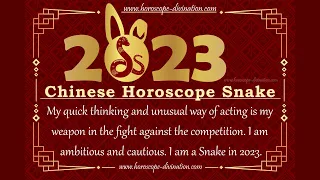 Chinese Snake Horoscope 2023 • Snake Love & Yearly Forecast 2023 • Health, Money, Pregnancy... 蛇