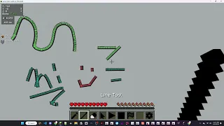 almost line rider in minecraft (boring unedited EW)